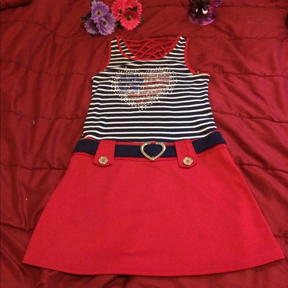 4th of July girls dress
